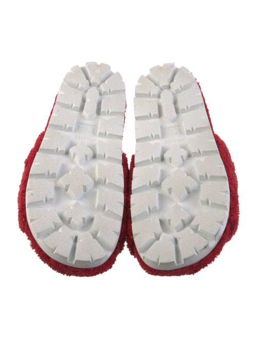 Prada Shearling Slides