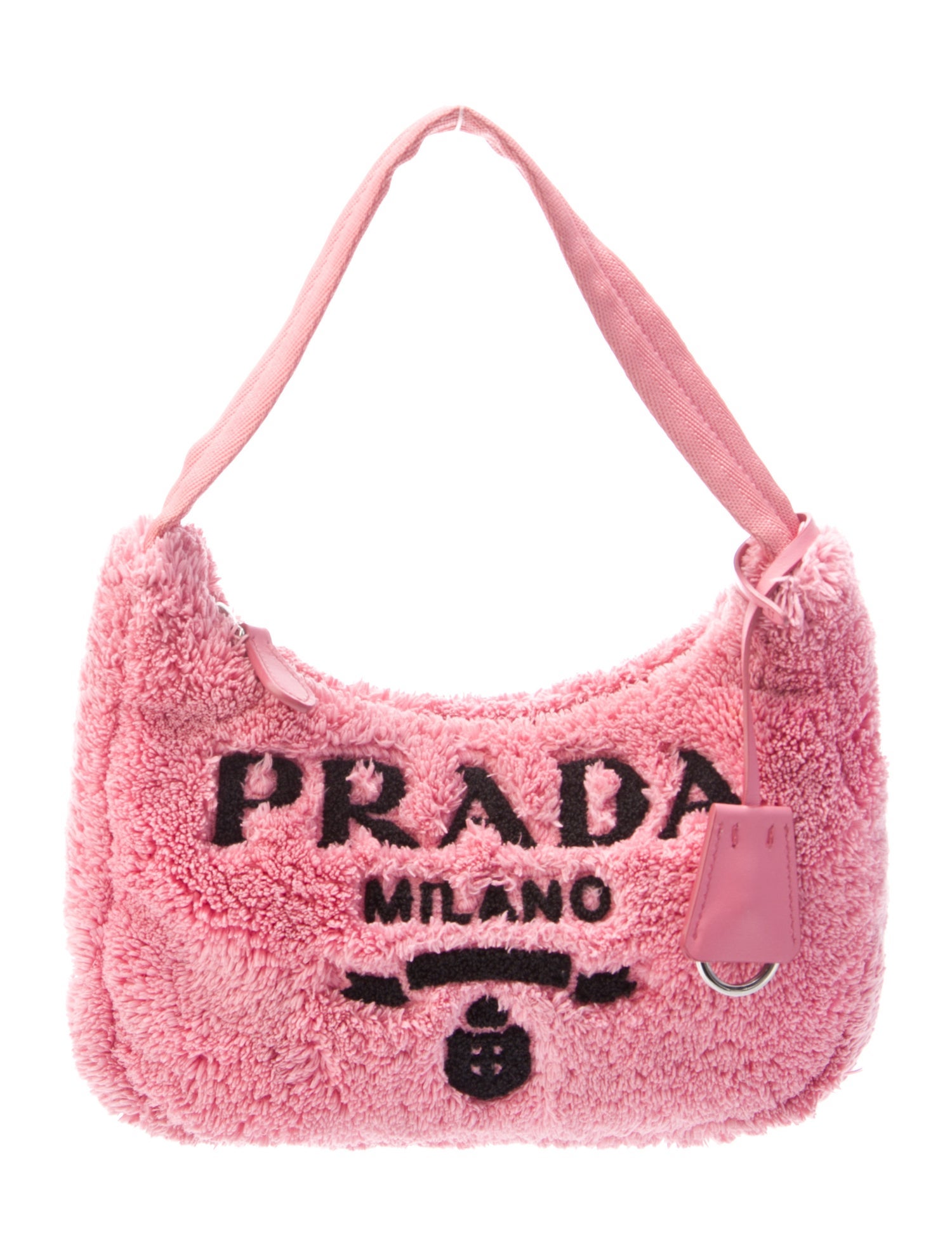 Prada Enameled Metal Triangle Re-Edition 2000