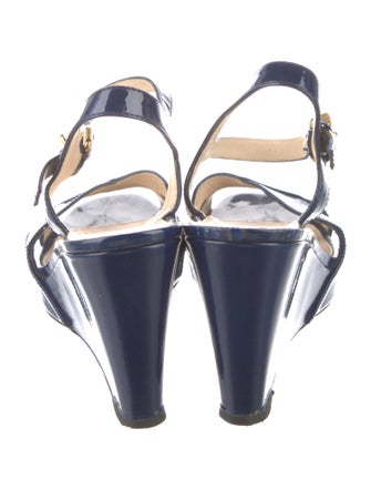 Prada Patent Leather Sandals