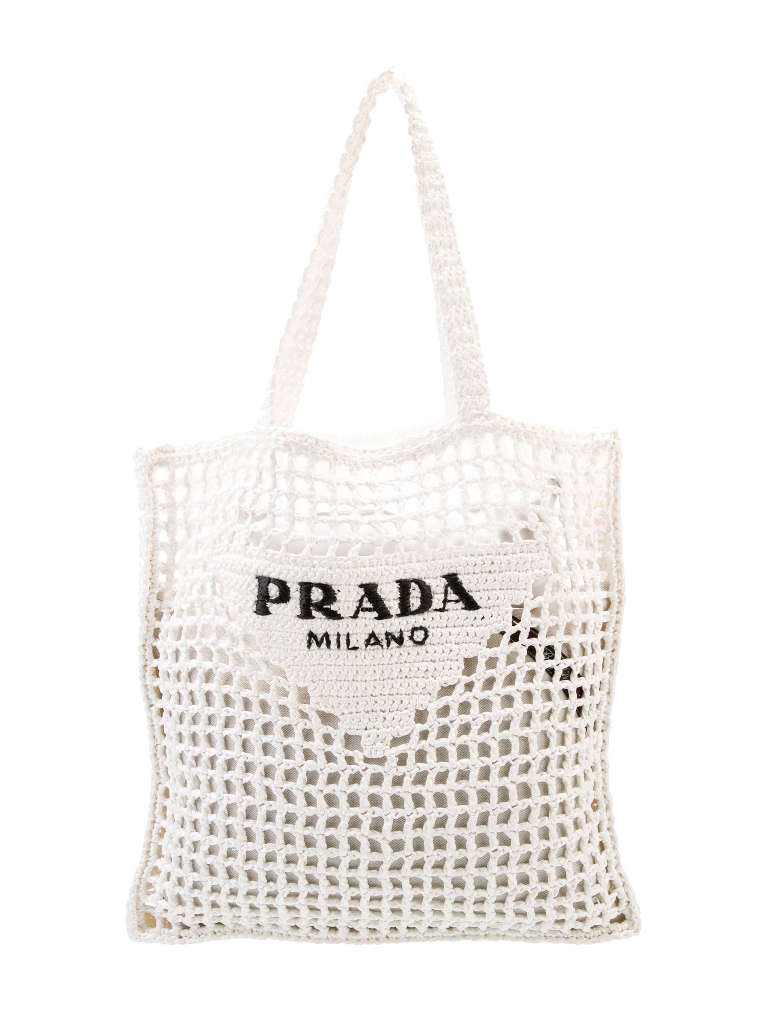 Prada Raffia Tote