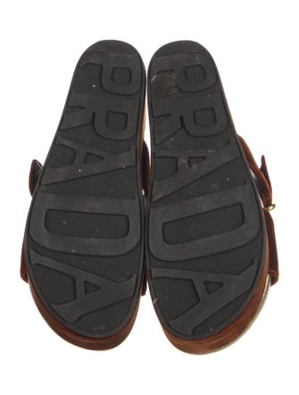 Prada Velvet Slides