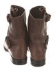 Prada Leather Moto Boots