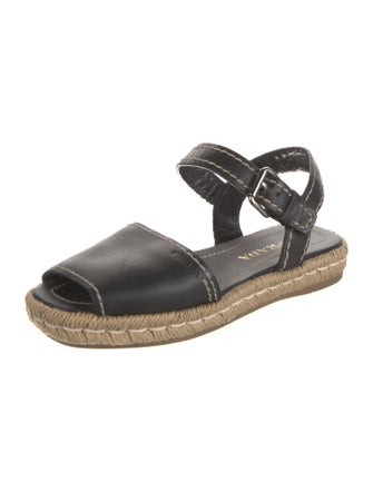Prada Leather Espadrilles