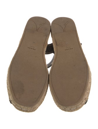 Prada Leather Espadrilles