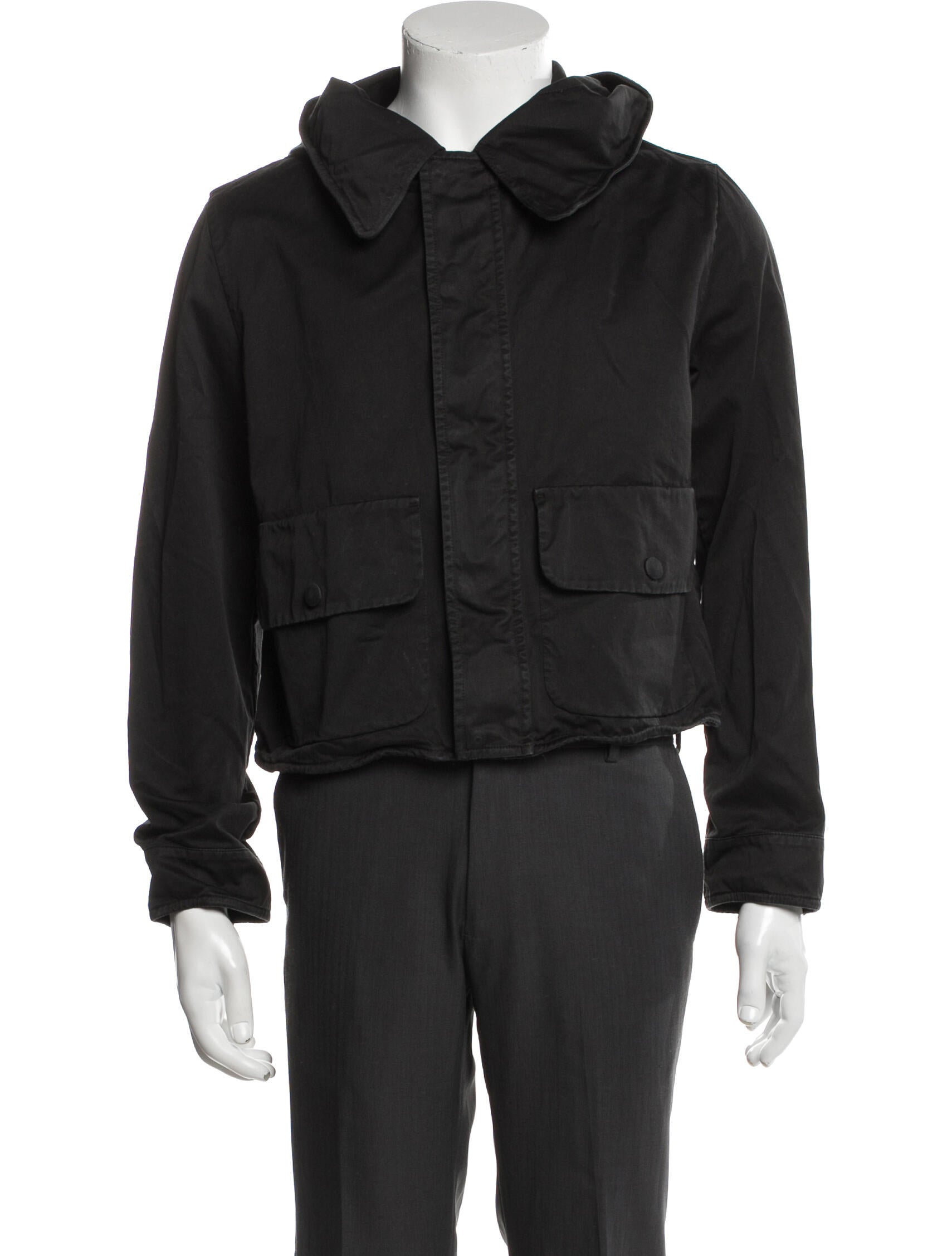 Prada 2025 Enameled Metal Triangle Parka