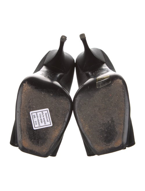 Prada Satin Bow Accents Pumps