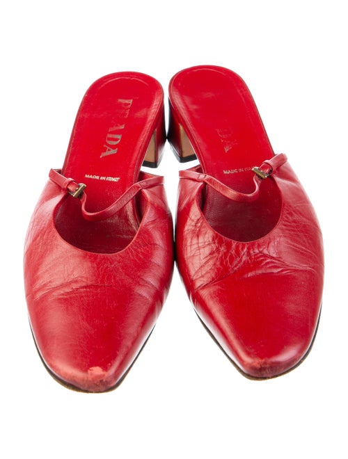 Prada Leather Mules