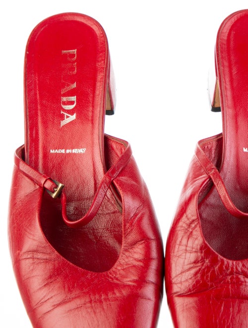 Prada Leather Mules