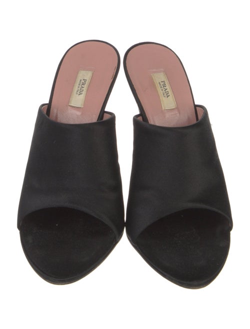 Prada Satin Slides