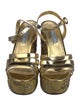 Prada Patent Leather Printed Sandals