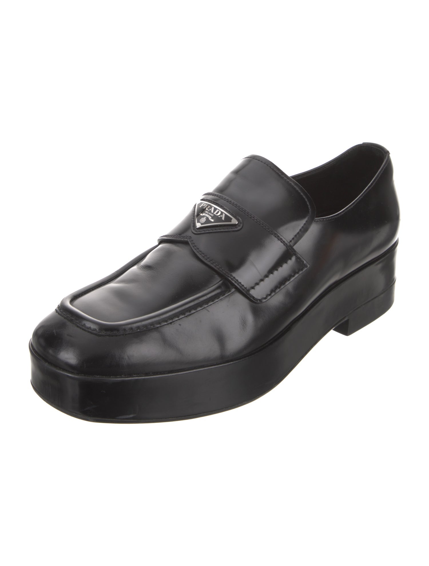 Prada Leather Loafers