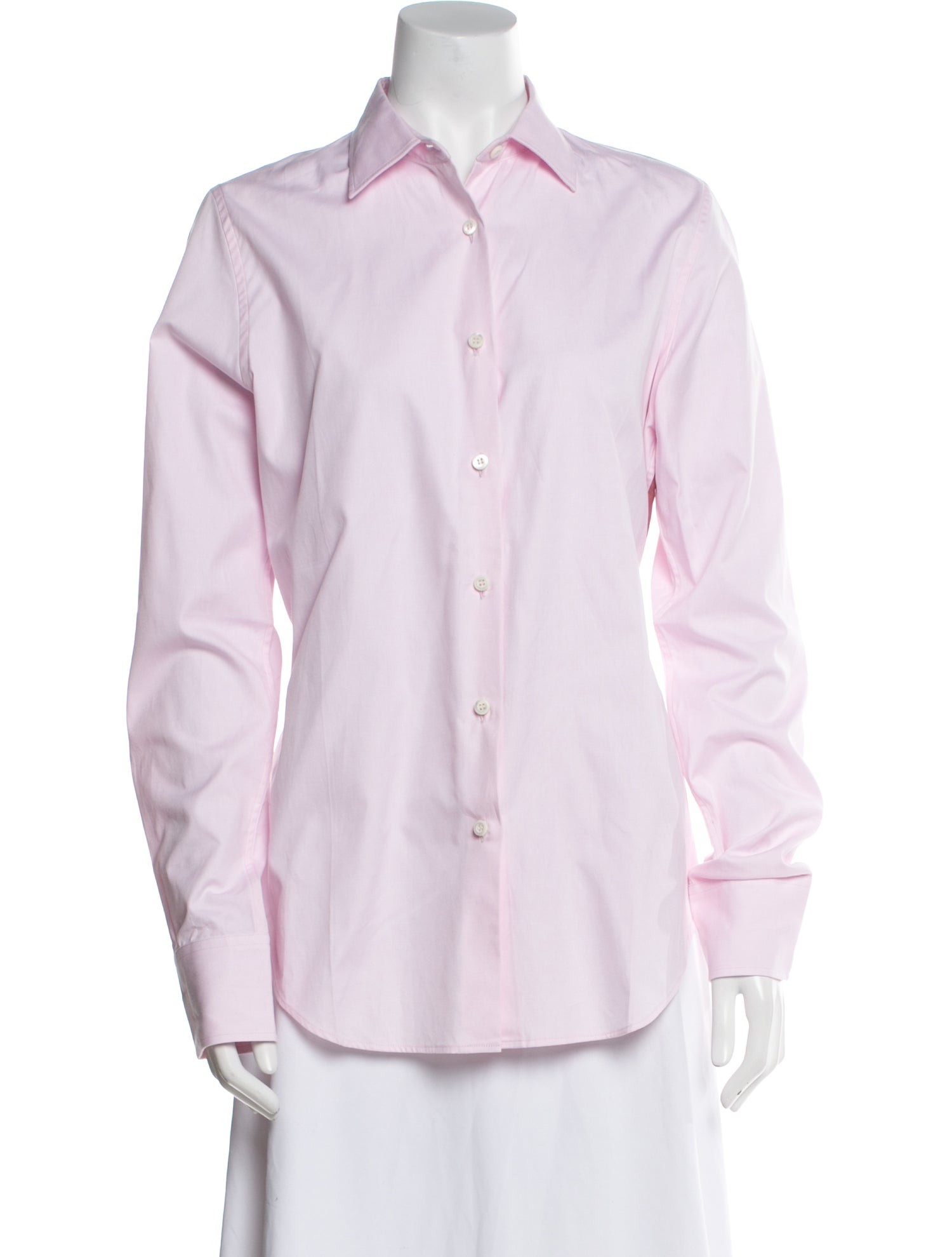 Prada 2024 Long Sleeve Button-Up Top
