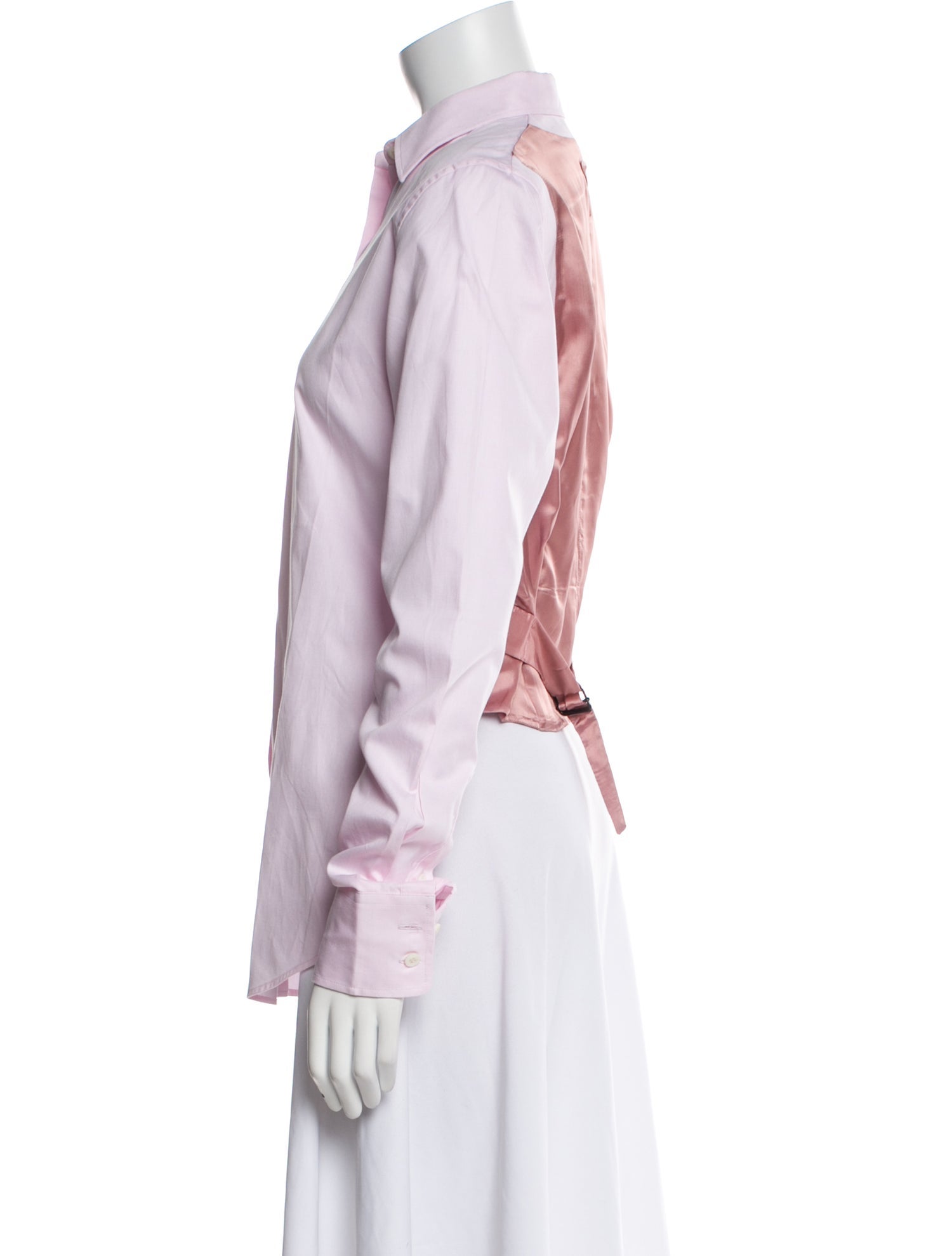 Prada 2024 Long Sleeve Button-Up Top