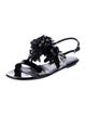 Prada Patent Leather Slingback Sandals