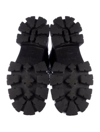 Prada Leather Lace-Up Boots