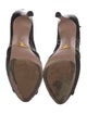 Prada Leather Lasercut Accents Pumps