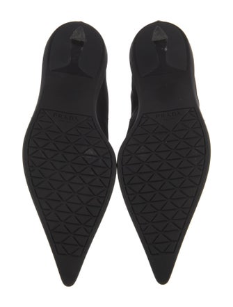 Prada Nylon Lace-Up Boots