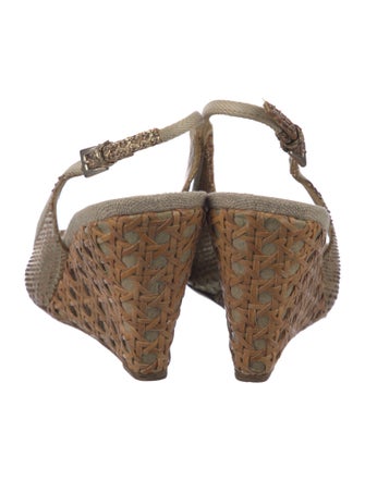 Prada Snakeskin Slingback Sandals