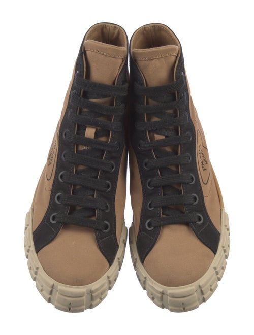 Prada Canvas Printed Sneakers