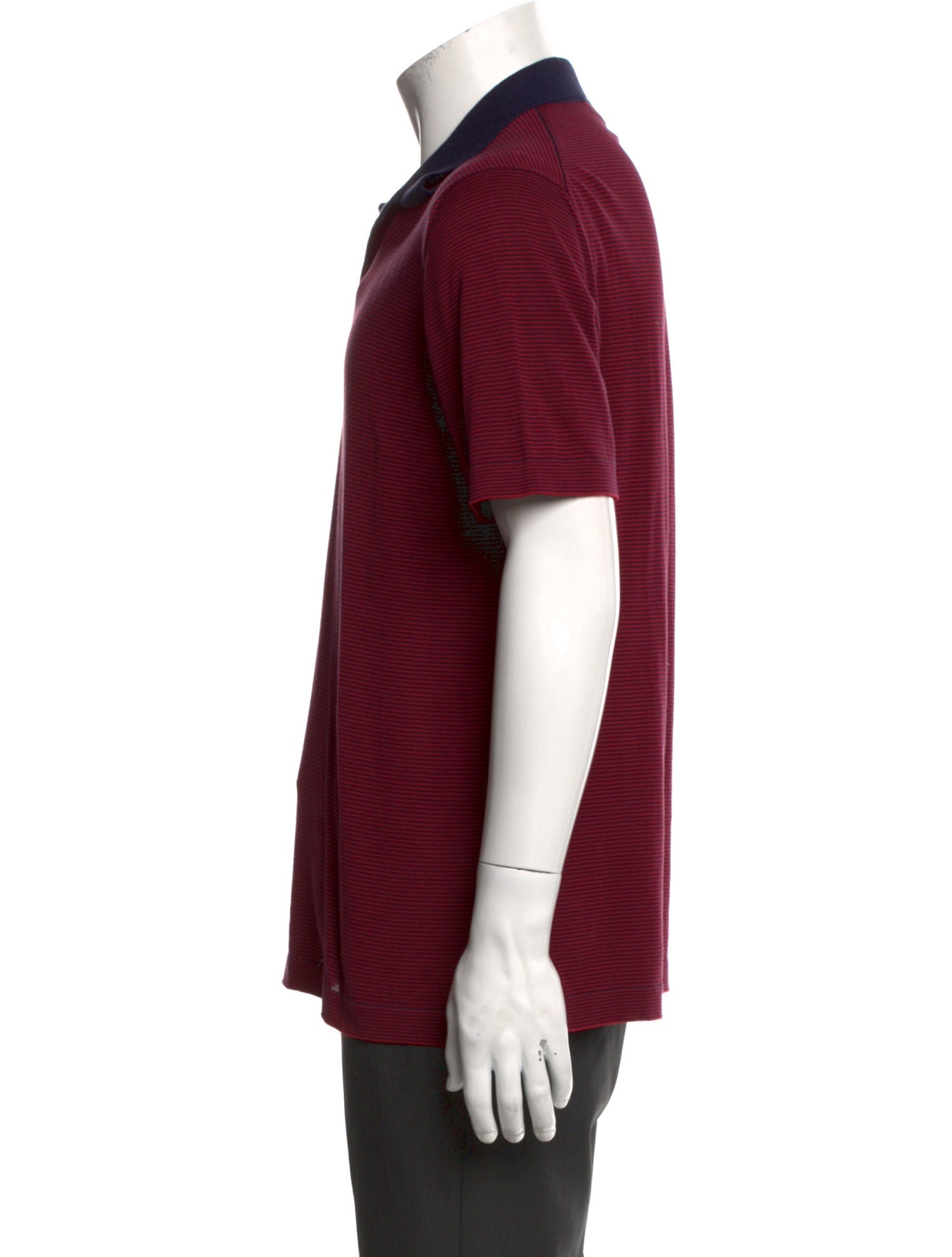 Prada 2014 Colorblock Pattern Polo Shirt