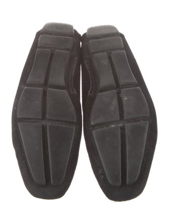 Prada Suede Moccasins