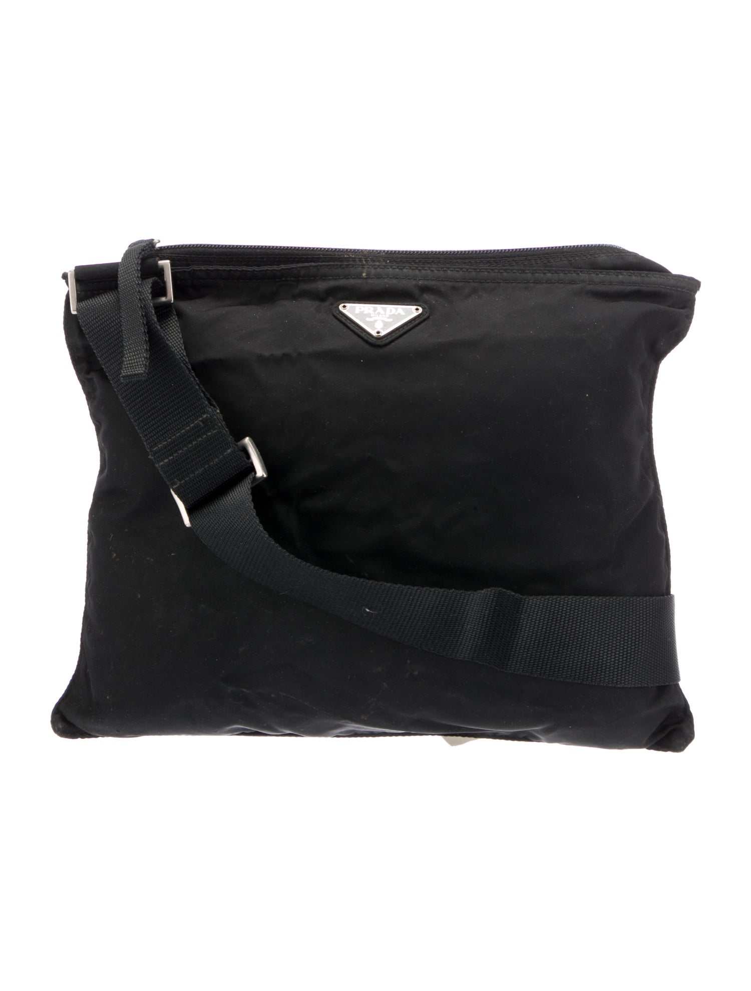 Prada Vela Nylon Nylon Crossbody Bag Small