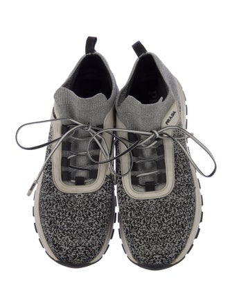 Prada Glitter Accents Sneakers