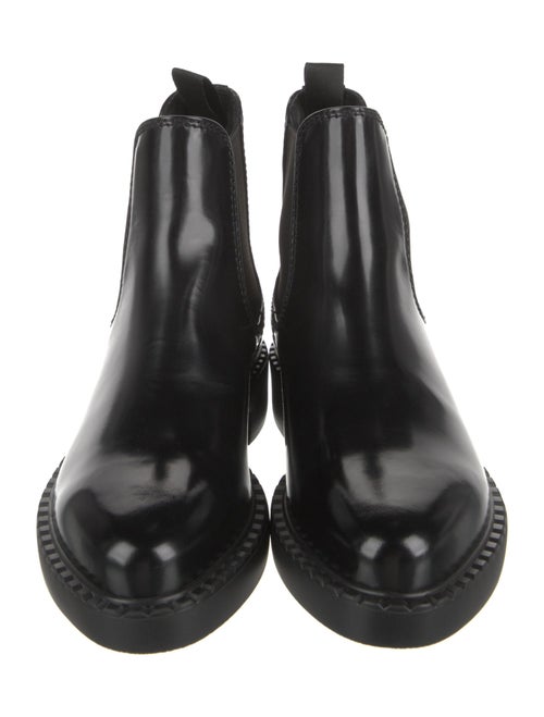 Prada Leather Chelsea Boots