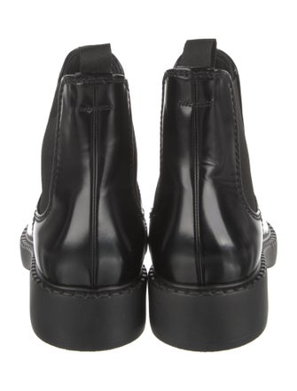 Prada Leather Chelsea Boots