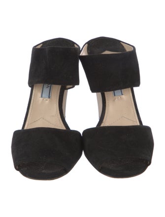 Prada Suede Mules