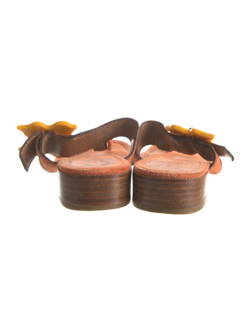 Prada Suede Studded Accents Slides