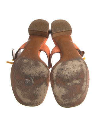 Prada Suede Studded Accents Slides