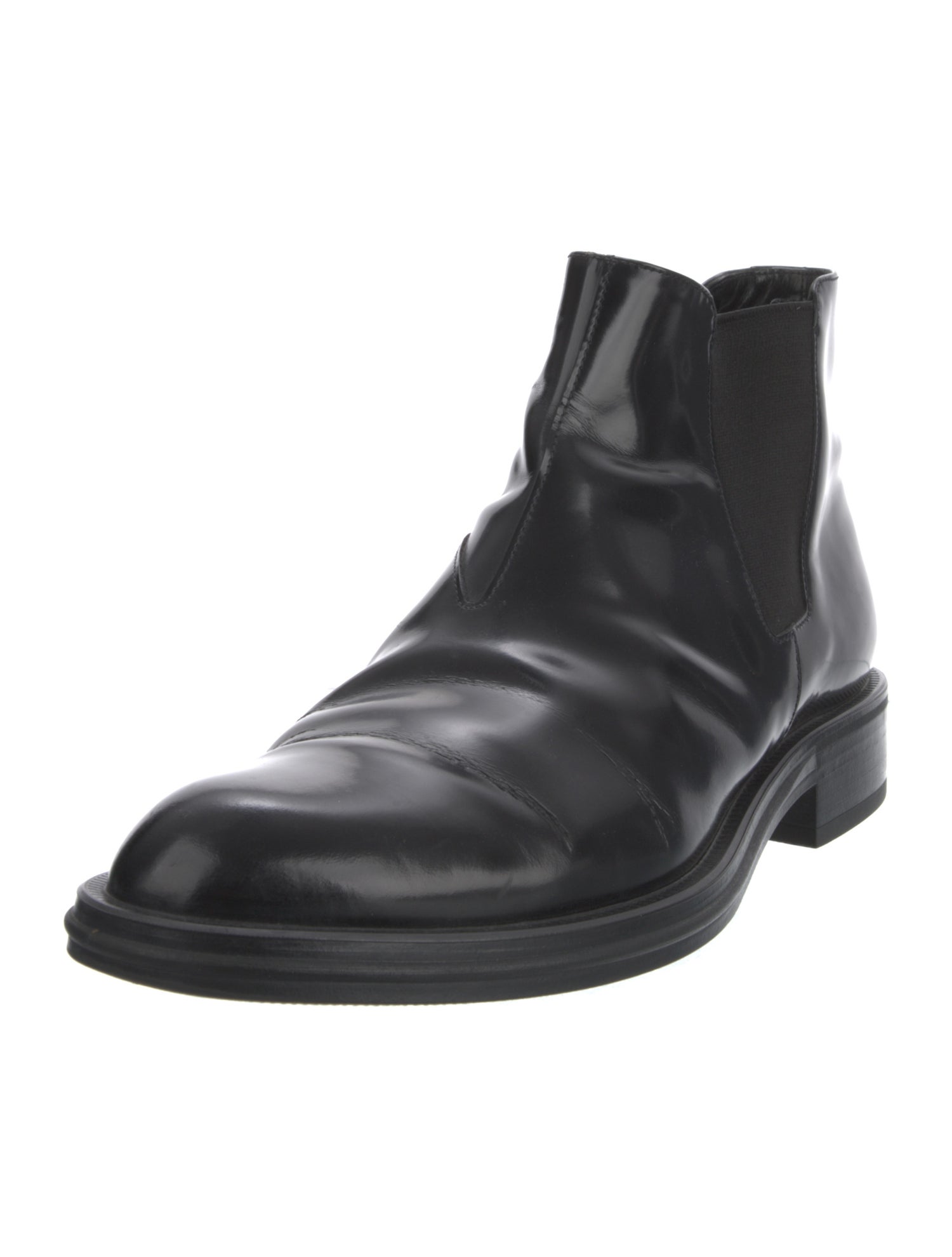 Prada Leather Chelsea Boots