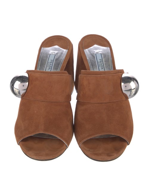 Prada Suede Slides