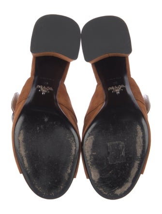 Prada Suede Slides