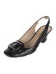 Prada Patent Leather Slingback Pumps