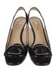 Prada Patent Leather Slingback Pumps