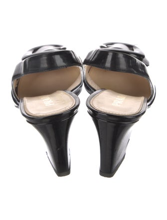 Prada Patent Leather Slingback Pumps