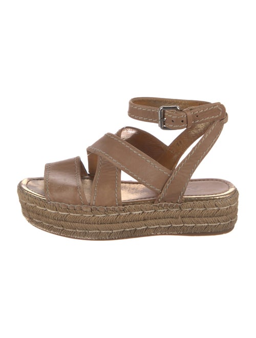 Prada Leather Espadrilles