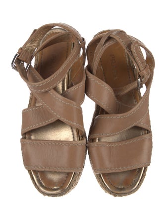 Prada Leather Espadrilles