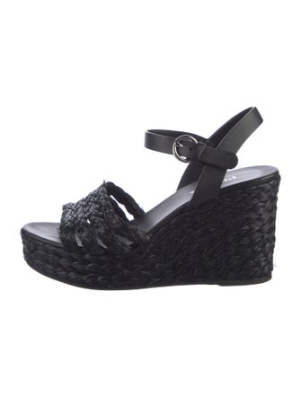 Prada Straw Espadrilles