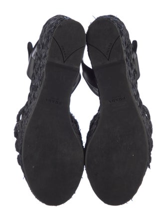 Prada Straw Espadrilles