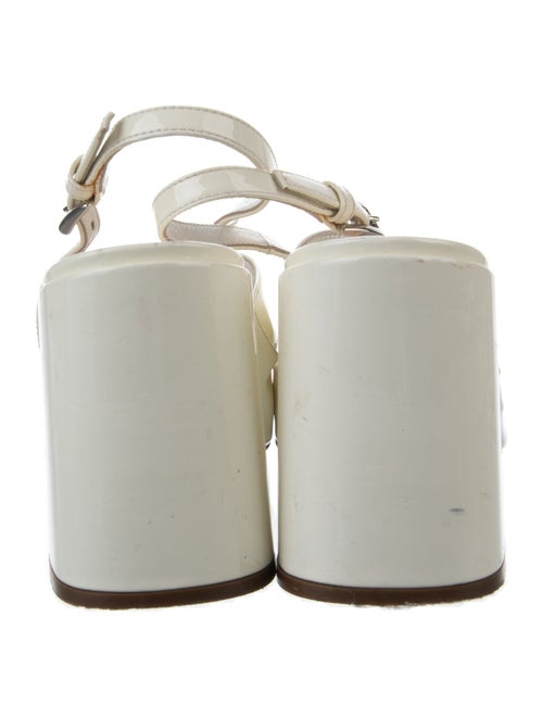 Prada Patent Leather Slingback Pumps