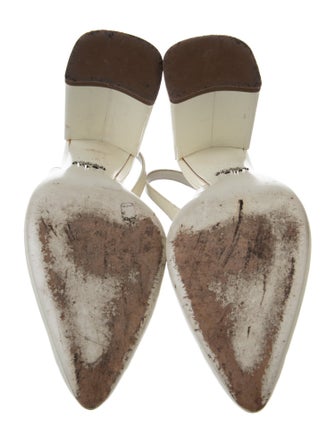 Prada Patent Leather Slingback Pumps