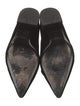 Prada Velvet Leather Trim Embellishment Oxfords