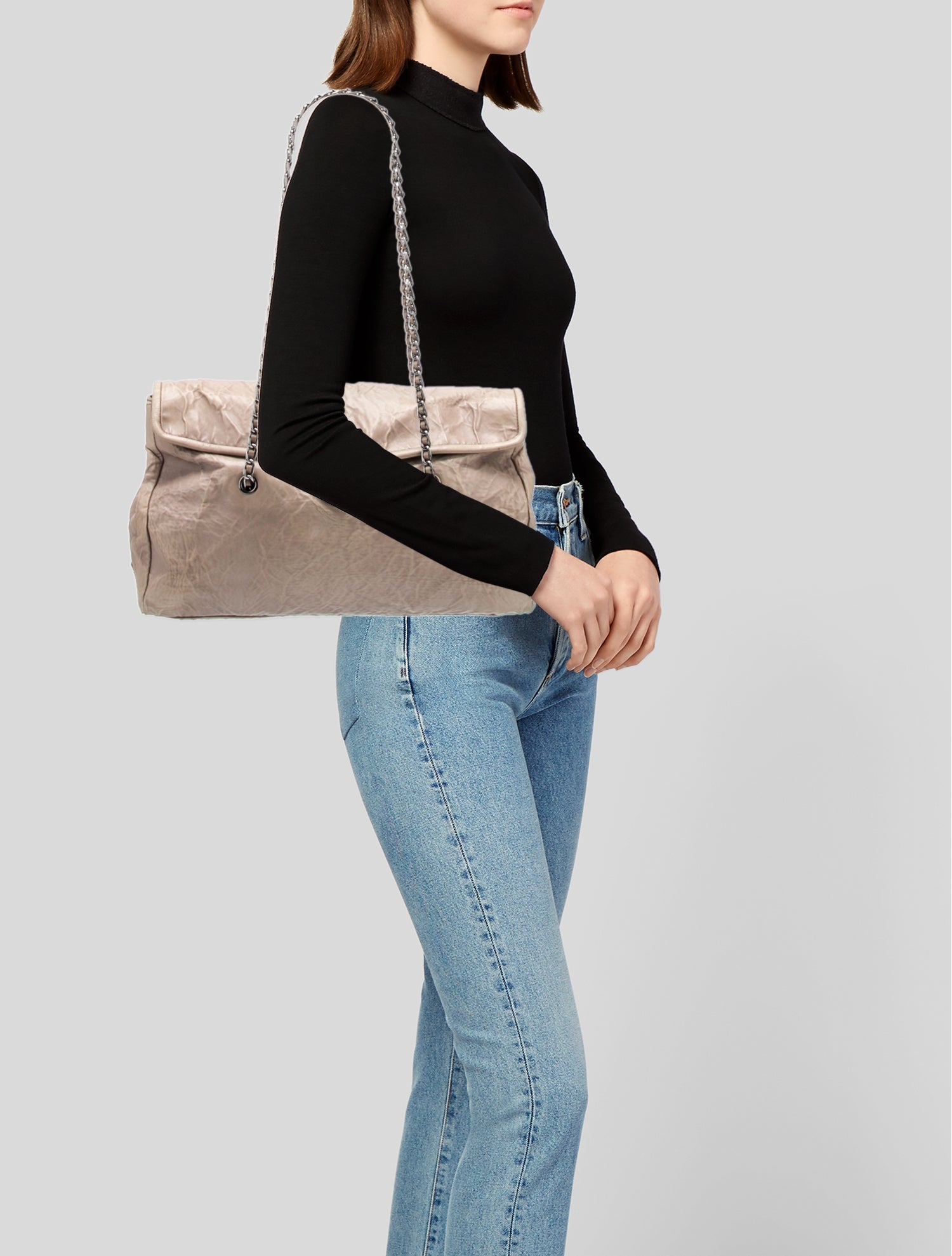 Saint Laurent 2023 Le Anne-Marie Small Shoulder Bag - Black
