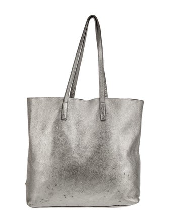 Prada Enameled Metal Triangle Tote