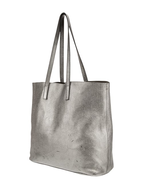 Prada Enameled Metal Triangle Tote