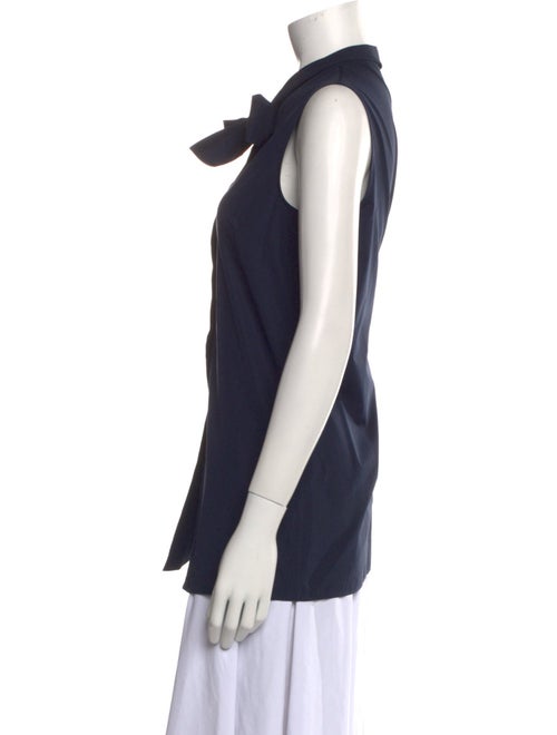 Prada 2019 Sleeveless Button-Up Top