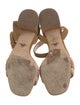 Prada Suede Crystal Embellishments Sandals